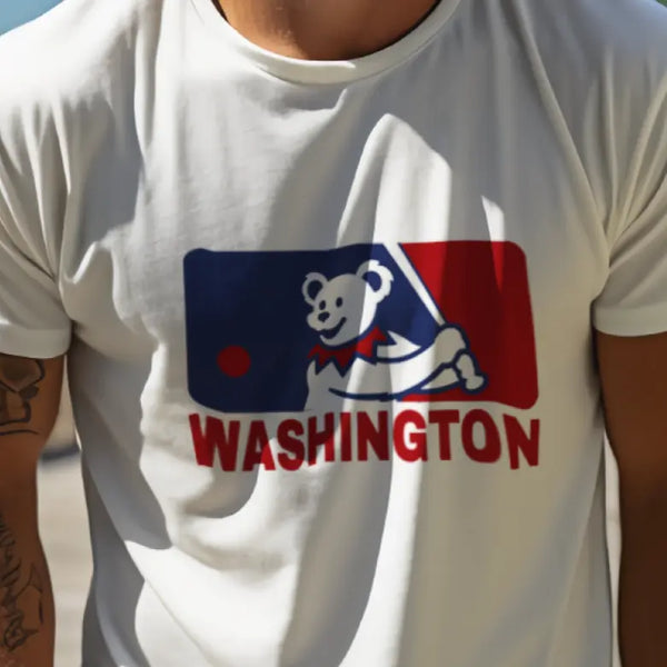 Grateful Dead - Washington Nationals MLB Logo T-Shirt - StealieShop